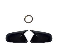 Espejos Repuesto Caparazón Cubierta De Espejo Retrovisor Exterior Para Ford Para Mustang 2015-2022 Carcasas Y Tapas Laterales (Izquierda Derecha)(Estilo de lámpara Negro)