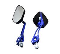 Espejos Retrovisores 2 Piezas/colocación De 8/10 Mm Scooter Motocicleta Mon Manejo De Montaje De Montaje En La Vista Trasera Espejos De La Motocicleta De Carcasa Dura De Grado Espejo