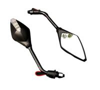 Espejos retrovisores 2 Unids/par Intermitentes De Motocicleta Espejo Retrovisor Scooter E-Bike Espejos Retrovisores Parte Trasera Espejo Convexo 10mm