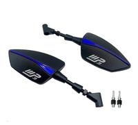 Espejos Retrovisores Ajustables para Motocicleta Accesorios para Lado Izquierdo Y Derecho para Piaggio MP3 125 250 300 400 500(MP3-Blue9)