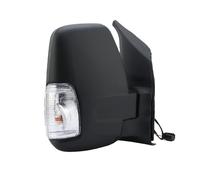 Espejos Retrovisores Completos Coches Espejo Retrovisor Lateral 2 Cables Para Ford Para Transit MK8 V363 Modelos Brazo Corto Europeos 2013-2022 Manual Color Negro Accesorios Coche(Izquierda)