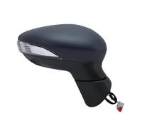 Espejos retrovisores completos Espejo Retrovisor Lateral 5 Pines Para Ford Para Fiesta 2008-2012 Sin Imprimación Calefactada Color Puerta Accesorios Coche Espejo Retrovisor Exterior(bien)