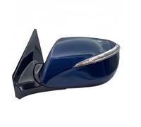 Espejos retrovisores completos Espejo Retrovisor Lateral Automático Con Luz Giro LED 8/10/14 Pines Para Hyundai Para Santa Fe IX45 Sport 2014-2016 Espejo Retrovisor Exterior(Azul,10pins L)