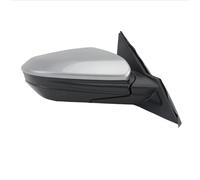 Espejos retrovisores completos Espejo Retrovisor Lateral Para Civic 2016-2020 3 Pines Conjunto Vidrio Cubierta Marco Lente Plegado Manual Espejo Retrovisor Lateral(Plata,bien)