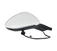 Espejos Retrovisores Completos Espejo Retrovisor Plegable Eléctrico Para Coche, Espejo Calefactable Con Luz Para Golf 7 MK7 2014-2016 5GG857507A Montaje Espejo Retrovisor Coche(6-wire,Blanco Derecha)