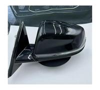 Espejos retrovisores completos Para BMW X2 F39 2019 2020 2021 2022 2023 Conjunto De Espejo Retrovisor Izquierdo O Derecho Con Calefacción De 5 Pines Blanco O Negro Espejos Exteriores Automóviles(Black