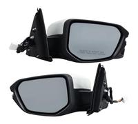 Espejos retrovisores completos Para Civic 2016-2021 Conjunto Espejo Lateral Luz Giro Plegable Manual Accesorios Espejo Puerta(1 par)