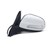 Espejos Retrovisores Completos Para Great Para Wall Para Hover H3 07-12/ H5 Para Haval 5 10-18 Espejo retrovisor plegable eléctrico automático Luz señal giro Side View Mirror(1PC 5pin Left White B)