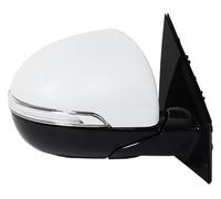 Espejos Retrovisores Completos para Kia para Sorento 2015-2019 Conjunto Espejo Retrovisor Intermitentes Plegables Eléctricos con Calefacción Ajuste Eléctrico Laterales(White-Right(Driver Side),Right)