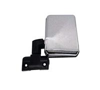 Espejos Retrovisores Completos Para Toyota Para Landcruiser Fj75 1985-1987 1989 1990 1991 1992 1993 1994 1995 1996 1997 Espejo Retrovisor Para Puerta De Coche Cromado/negro (Tamaño : CHROME RIGHT)