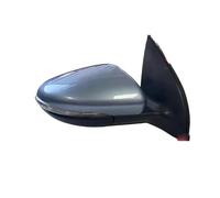 Espejos retrovisores completos Para VW Para Golf 6 2008-2013 Conjunto Espejo Retrovisor 6 Líneas: Ajuste Eléctrico Calefacción Lentes Plegado Manual(1PCS bright blue R)