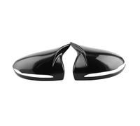 Espejos retrovisores Cubiertas Carcasa De Espejo Retrovisor Exterior De Coche Para Mercedes Para Benz E GLC S C Clase W205 W213 X253 W222 W238 Cubierta de para espejos retrovisores(Glossy Black)