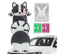 Espejos retrovisores de aromaterapia, espejos retrovisores, difusor de ambientador con forma de perro, perfume de aromaterapia, decoración de coche, interesante ambientador de aire para automóvil,