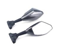 Espejos Retrovisores De Carreras Con Intermitentes Para Suzuki GSX250R GSXR125 GSXR150 Para Katana 600 GSX600F 750 GSX750F 1998-2007 Espejos Moto(Carbon-Clear)