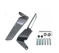 Espejos Retrovisores De Fibra De Carbono Stealth Winglets Para Motocicleta Para Yam&aha MT09 MT 09 MT-09(Style H)