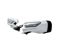 Espejos retrovisores de motocicleta Espejo Retrovisor Con Intermitentes Para Goldwing GL1800 2018-2020 2021 2022 2023(Blanco)