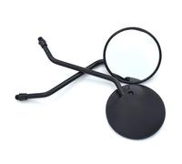 Espejos Retrovisores De Motocicleta, Espejos Redondos De 10mm, Color Negro Para MT-01 MT-03 MT-07 MT-09/SR/FZ-07 FZ-09 MT-10 MT07 MT09(10mm)