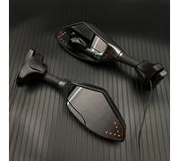 Espejos Retrovisores De Motocicleta, Luces Indicadoras Señales Giro para Kawasaki para Ninja 250 EX250E 1986 1987