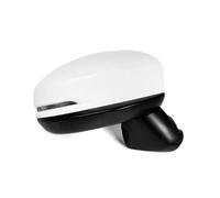 Espejos Retrovisores El Conjunto De Espejo Retrovisor Adecuado Para Fit Para Jazz 2015-2019 Mk4 GF GK Lente Plegable Manual Señal Giro Lateral(7Pins White R10)