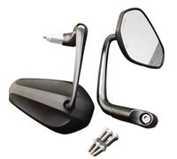 Espejos Retrovisores Espejo Retrovisor Manillar Montaje Retro For Motocicleta Para Triumph Para Trophy SE Para TIGER 1200 Para AMERICA Para ROCKET III Para SPRINT RS(Black)