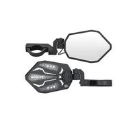 Espejos retrovisores Espejos Retrovisores Laterales UTV CNC con Luz RGB 1,6-2 "para ca&n-Am X3 Compatible con