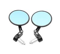 Espejos Retrovisores Espejos Retrovisores Redondos De 7/8" para Manillar De Motocicleta, Espejos Laterales para Cafe Moto, Espejos Retrovisores para Motos Y Scooters