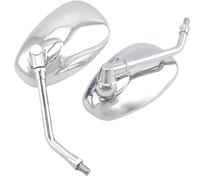 Espejos Retrovisores Espejos Retrovisores Universales Cromados De 10 Mm Para Motocicleta Motocross Scooter Eléctrica Carreras Accesorios Retrovisores Laterales Retrovisores Moto