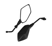 Espejos Retrovisores Extremo Barra Manija Espejo Convexo Lado Trasero 8/10 | Retrovisores Puño Moto Scooter E-Bike Motocycle 1 Par Espejos Duraderos Duraderos