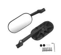 Espejos Retrovisores Impermeables Para Motocicleta, Carcasa De Aluminio, Vidrio HD, Universales Para Scooters Y Vehículos Todo Terreno Conjunto espejos
