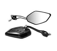 Espejos Retrovisores Laterales 2 Piezas/Juego De Espejos Retrovisores Universales para Motocicleta De 8/10 Mm con Rotación De 360 Grados, Espejos Retrovisores Laterales para Motocicleta