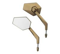 Espejos retrovisores Laterales Accesorios para Motocicletas para Harley Touring Road Glide Street Electra Glide Fat Boy Street Bob 1982-2024(Golden)