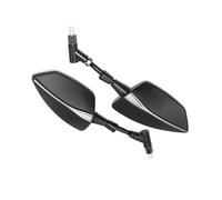 Espejos Retrovisores Laterales Ajustables Motocicletas Para CB125R, CB150R, CB190R, CB250R, CB300R, CB400, CB500X Y CB500R(Plata)