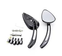 Espejos Retrovisores Laterales Con Diseño De Calavera Y Lágrima Para Motocicleta Para H&arley Street Glide Sportster 1200 883 Accesorios Para Espejos Retrovisores.(A)