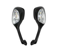 Espejos Retrovisores Laterales Con Luz Direccional Para Motocicleta Para SUZUKI GSXR 600 750 1000 2006-2010 K6 K7 K8 SV650 650S espejos laterales de motocicleta(Claro)