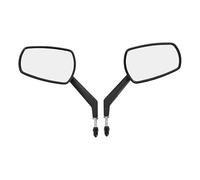 Espejos retrovisores Laterales de 8 mm para Motocicleta Harley Touring Road King Glide 1982-2023, cromados (un Solo Color).