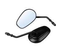 Espejos Retrovisores Laterales De 8 Mm Para Motocicleta Para H&arley Softail, Dyna, Sportster XL 883, 1200, Touring, Road King, Street Glide, CVO, FXDB Y FXDF.(A)