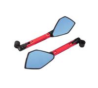 Espejos Retrovisores Laterales De Aluminio Motocicletas Para PCX125, PCX150 Y PCX160(Red)