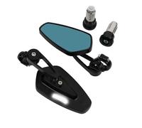 Espejos Retrovisores Laterales De Aluminio Para Manillar Motocicleta Para Benelli TNT125/125i TRK251 TRK 502X RFS 150i(Black B)