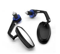 Espejos Retrovisores Laterales De Aluminio Para Motocicleta, Manillar Retrovisor Para HP2 Enduro K1200S K1300S/R/GT K1600GT/GTL(Blu)