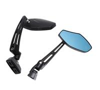 Espejos retrovisores Laterales Negros para Motocicletas Kawasaki 250 500 ZX6 ZX7 ZX9 ZX10 ZX12