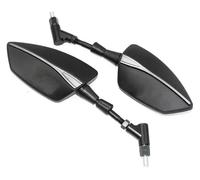 Espejos retrovisores Laterales para Manillar de Motocicleta Suzuki Burgman AN125 AN250 AN400 AN650 Burgman 400 650 125 200 Azul (Blanco)