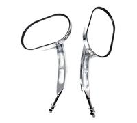 Espejos Retrovisores Laterales Para Motocicleta 8/10 Mm Estilo Retro Carcasa ABS Cristal Transparente Para Kymco Para XCiting 400i Para CT250 Espejos De Moto Moto