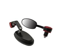 Espejos Retrovisores Laterales Para Motocicleta, Manija De Visión Trasera 7/8 "y 22mm Para F800 R S ST HP2 Enduro K1200 K1300 GT(rojo)