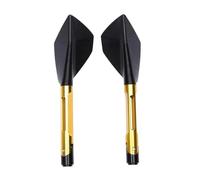 Espejos retrovisores Laterales para Motocicleta MT07 MT09 CB650F Z900(Oro)