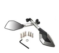 Espejos Retrovisores Laterales Para Motocicleta Para Honda ST1300 MSX 125 CB650R CB125R XADV X ADV 750 X11(Plata)