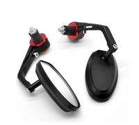 Espejos Retrovisores Laterales Para Motocicleta Para Suzuki GS 1000 500E GS X1100F 550M Para Katana VS800(rojo)