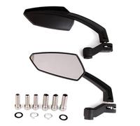 Espejos Retrovisores Laterales Universales Con Carcasa De Fibra De Carbono Para Motocicleta De 8 Mm Y 10 Mm Para Cafe Racer Para Scooter Para Suzuki(CB115)