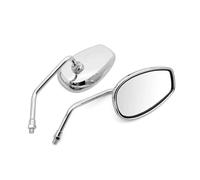 Espejos Retrovisores Laterales Universales Cromados De 10 Mm Para Motocicletas Para Jog BWS BWS 100 Y 125 Para Vino