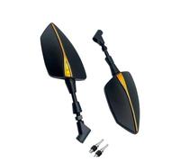 Espejos Retrovisores Laterales Universales De Aluminio CNC Tipo Tomahawk Para Aprilia SR GT 125/200/400 8 Mm Y 10 Mm(Oro)