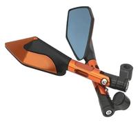 Espejos Retrovisores Laterales Universales Motocicleta Para YS 150, Para TMAX 530, Para TDM 850, Para FZ6N,para MT10 C8 Para NMAX 155 Para Fazer 8(Orange)